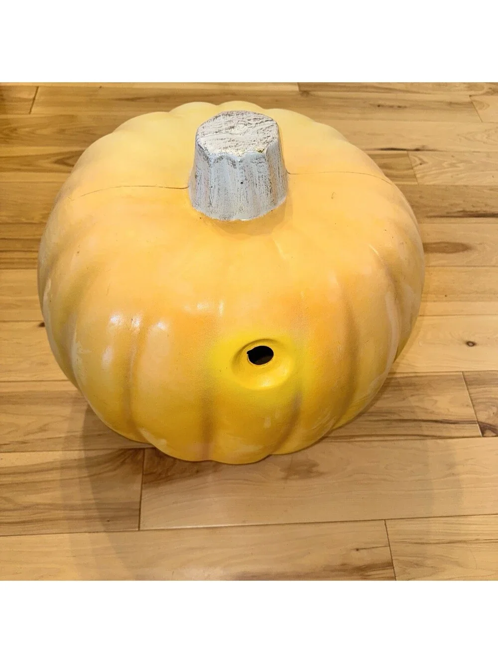 Large Vintage Pumpkin Blow Mold 20” Plastic Light-Up Jack-o-Lantern 1990s